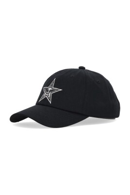 black-curved-visor-star-cap
