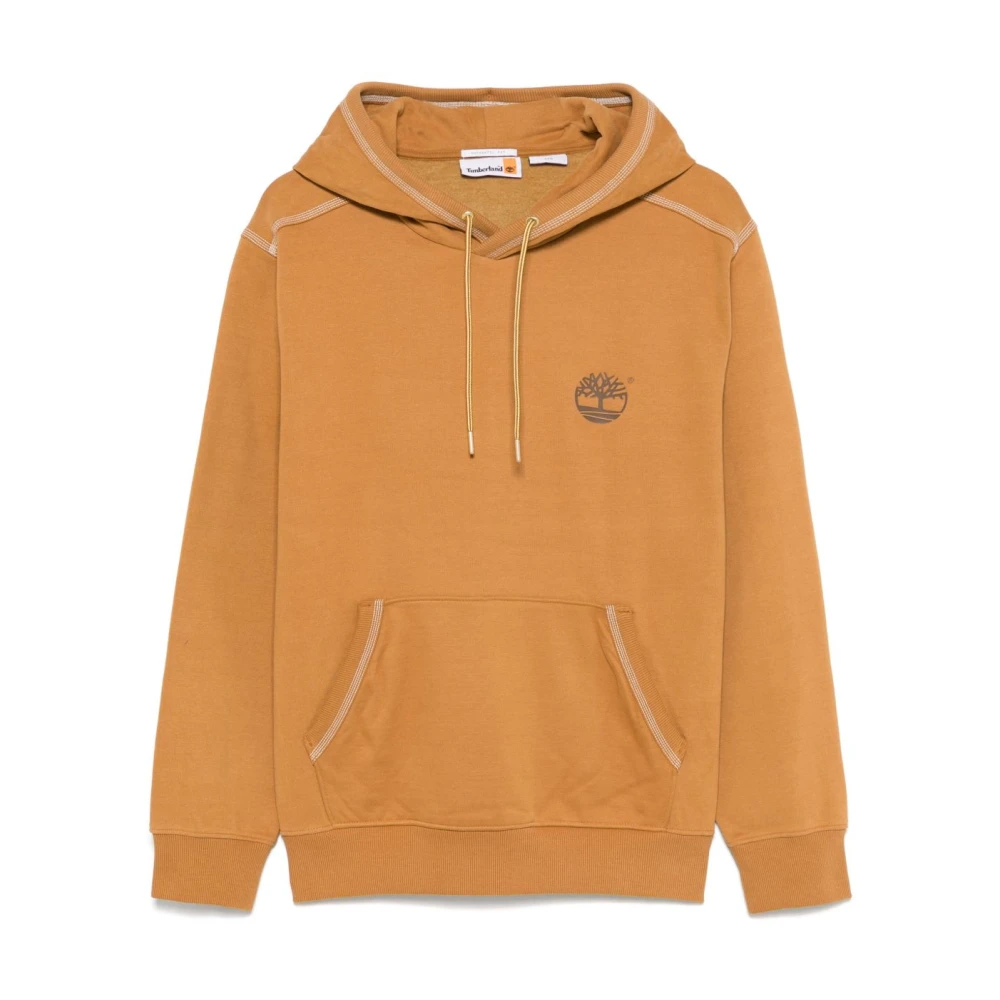 Timberland Trekkoord Hood Beige Sweater Beige Heren