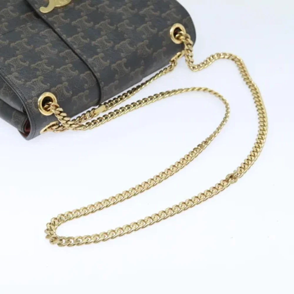Celine Vintage Pre-owned Leather celine-bags Black Dames