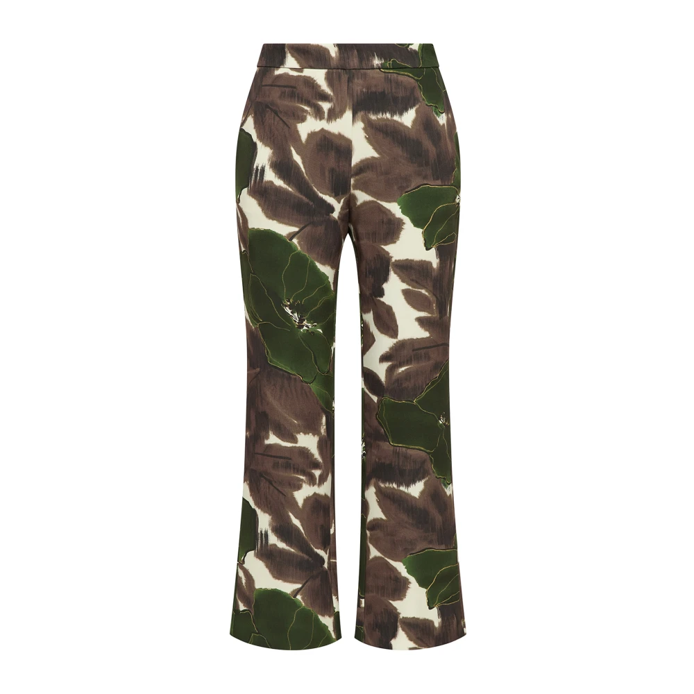 Maliparmi Camou Bloem Cady Broek Multicolor Dames