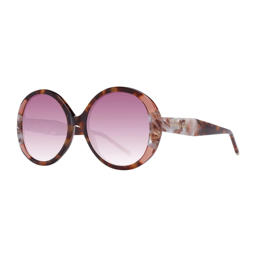Scotch & Soda Runda solglasögon med rosgradientlinser Multicolor, Dam