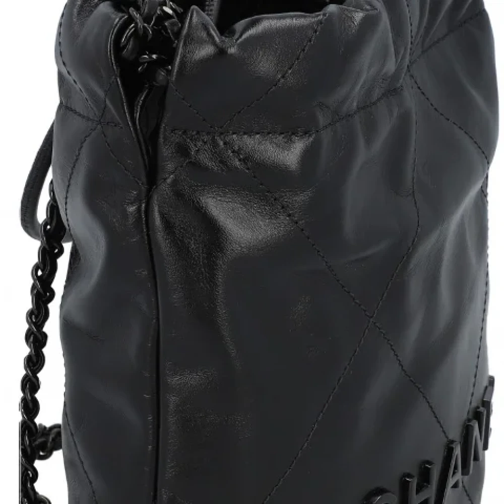 Chanel Vintage Pre-owned Leather chanel-bags Black Dames