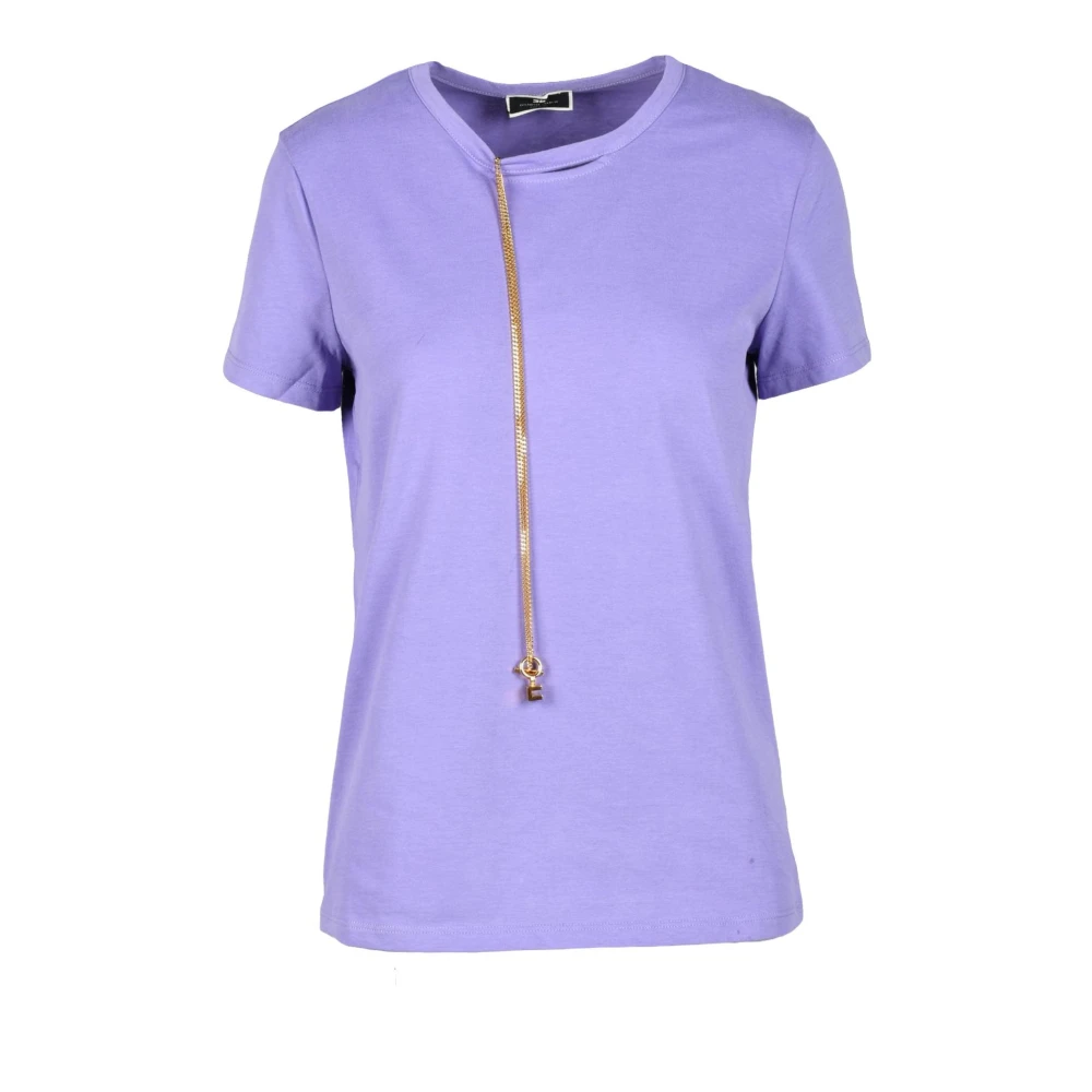 Elisabetta Franchi Tshirt Purple Dames
