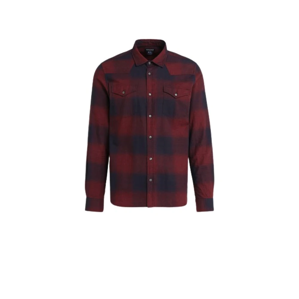 Woolrich Casual Shirts Red Heren