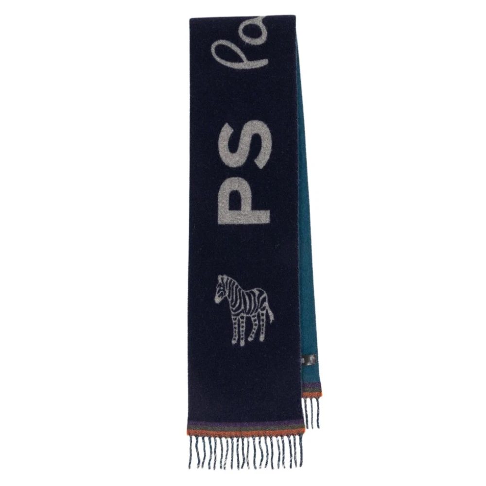 PS By Paul Smith Stijlvolle Sjaal voor Mannen Blue Heren