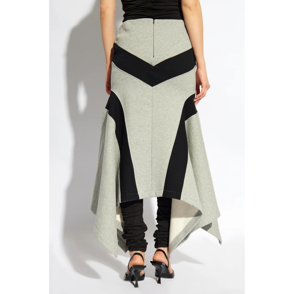The Attico Asymmetrische rok Gray Dames