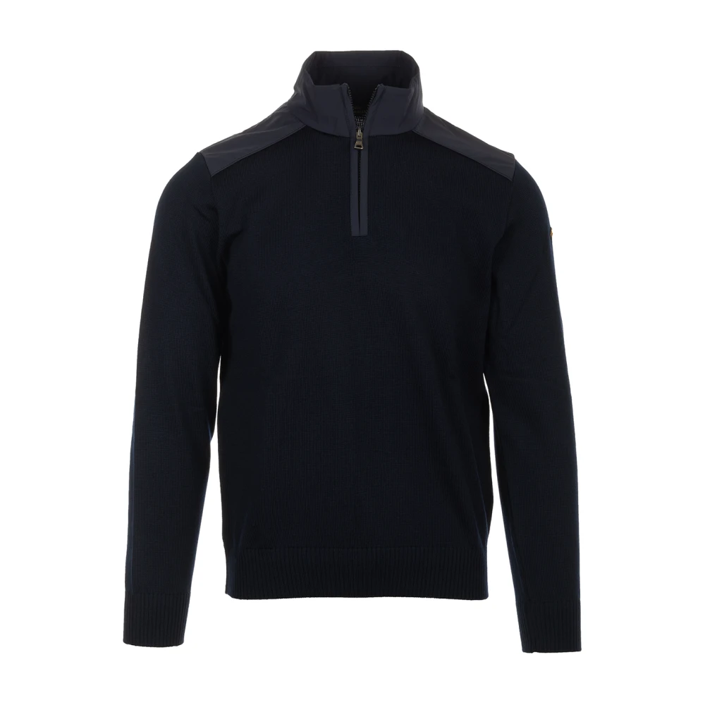 PAUL & SHARK Blauwe Sweater Half Zip Stijl Blue Heren