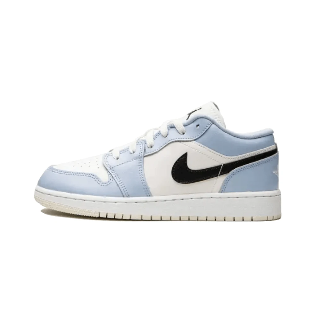 Jordan Men's Multicolor Low Ice Blue Black Trainers - Trainers - 6 Uk - Sport