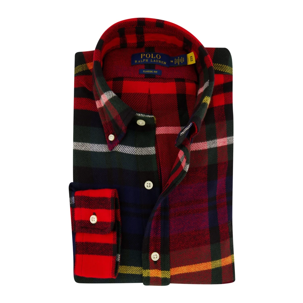 Ralph Lauren Polo casual overhemd rood Red Heren
