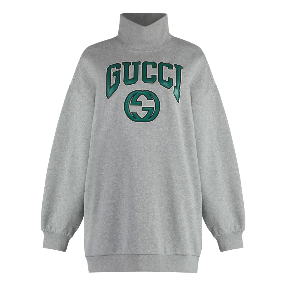 Gucci Women's Gray Sweatshirts, Xs, Jersey Sweatshirt