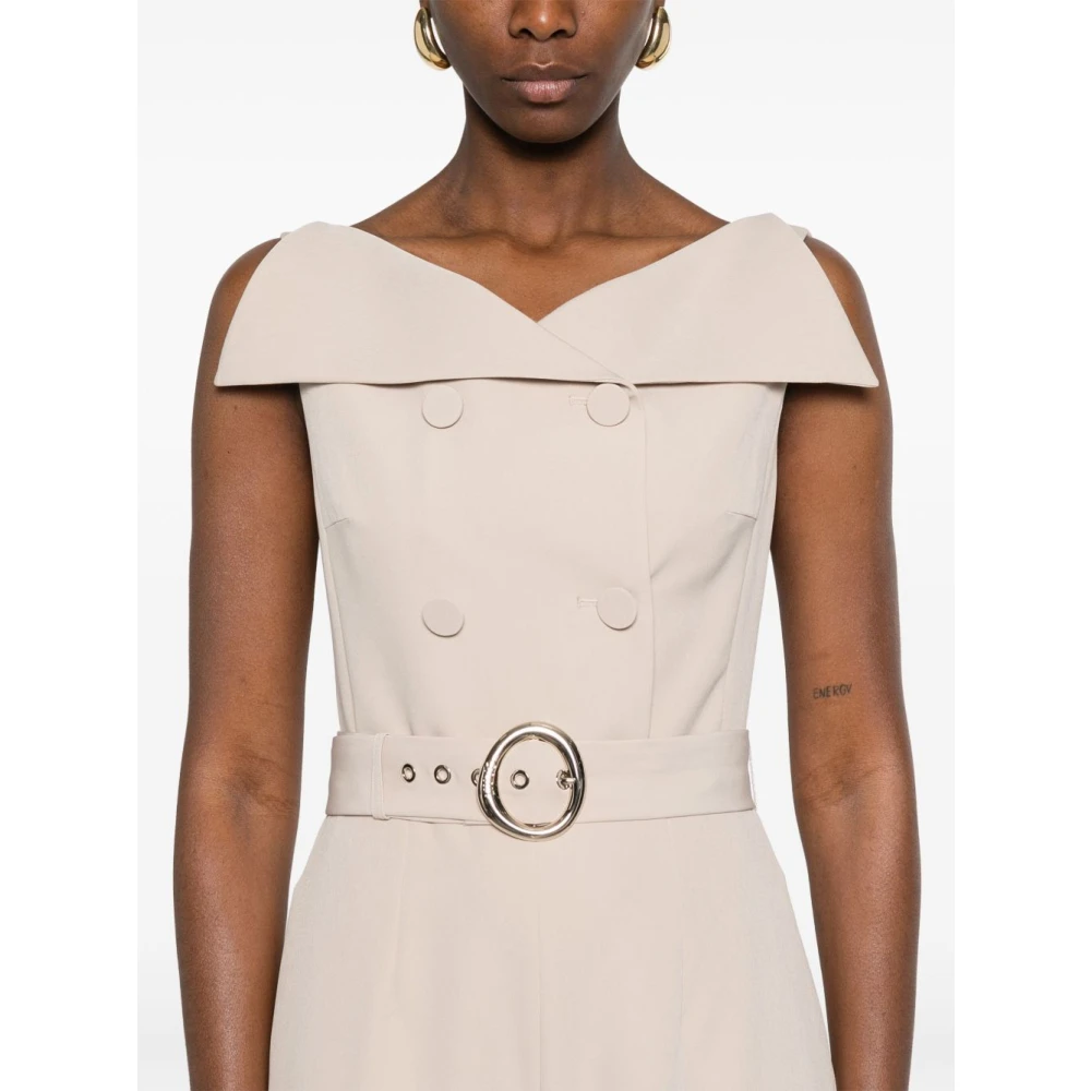 Liu Jo Beige Elegante Broek Damesmode Beige Dames