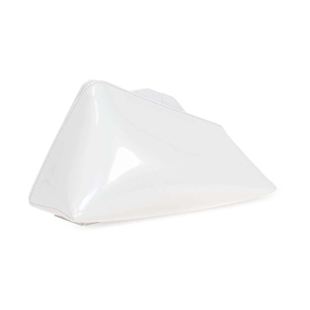 The Attico Geometrische Witte Clutch Tas White Dames