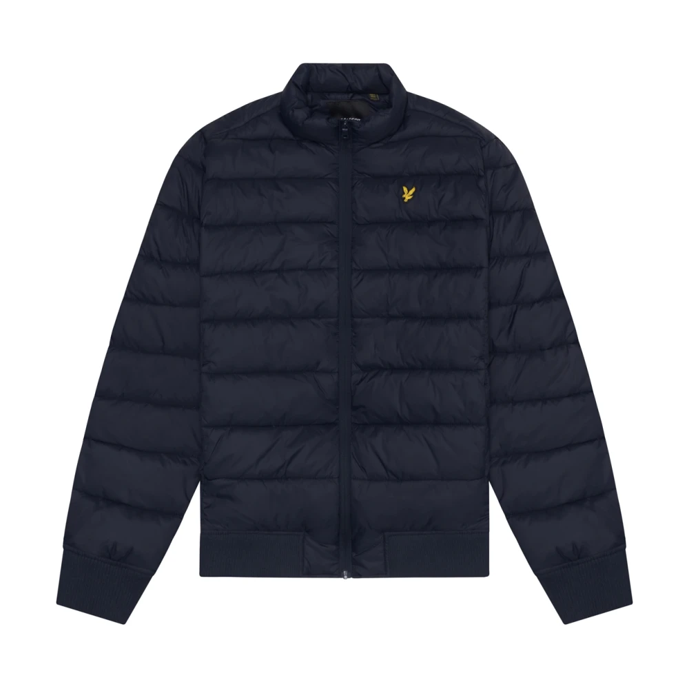 Lyle & Scott Vadderad jacka med ståkrage Blue, Herr