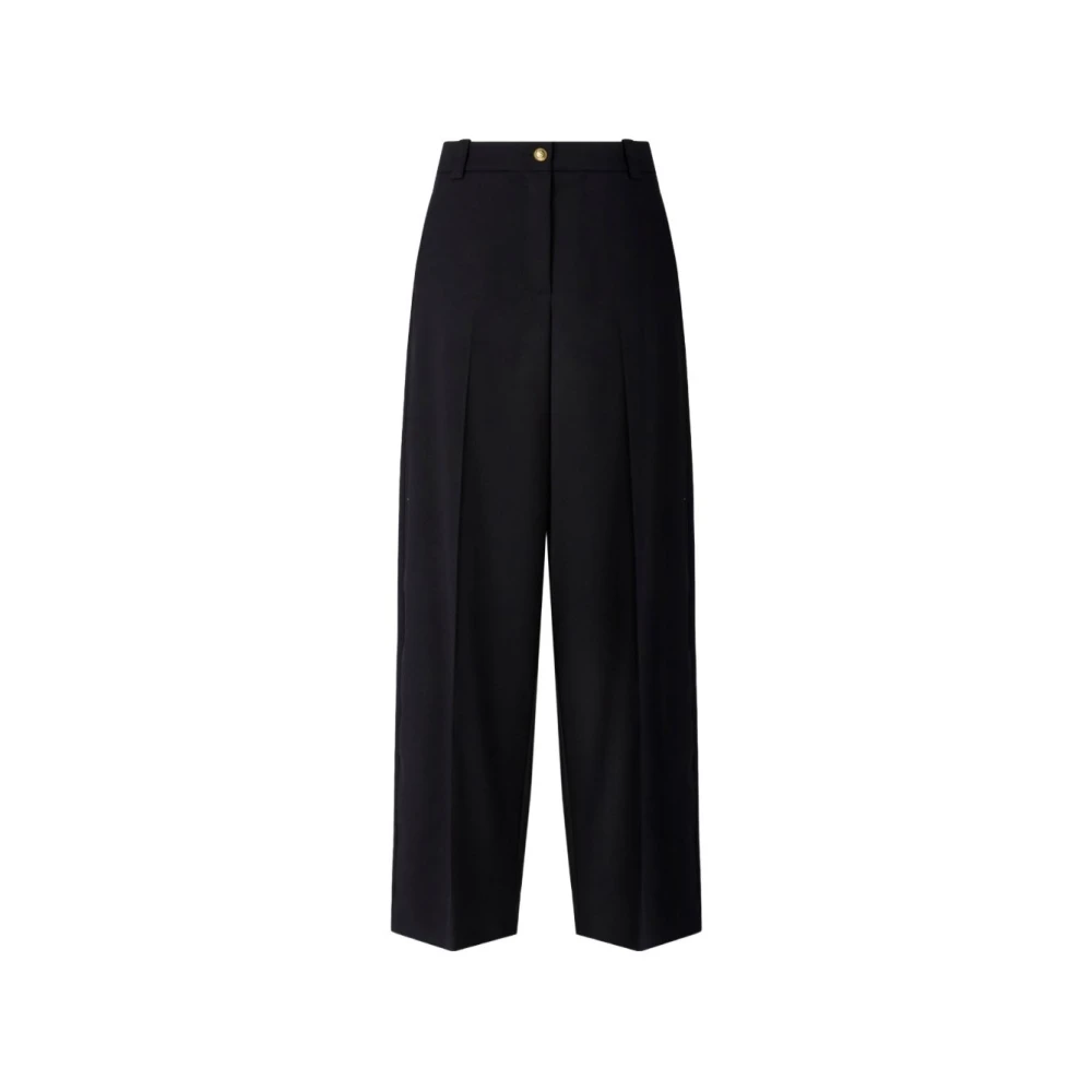 Pinko - Cropped Trousers - Trousers - Mujer - Azul - Xs
