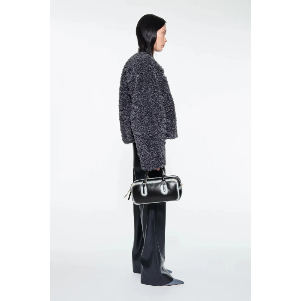 Stand Studio Omkeerbare Grijze Korte Jas Gray Dames