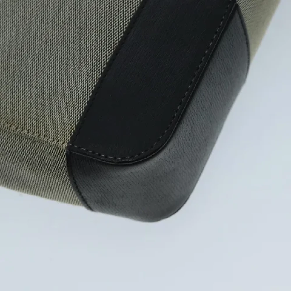Gucci Vintage Pre-owned Canvas totes Gray Dames