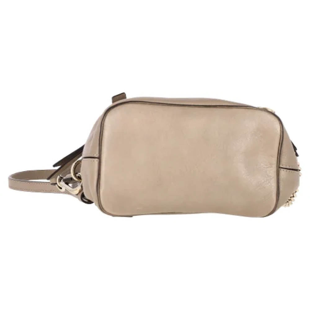 Chloé Pre-owned Leather backpacks Gray Dames