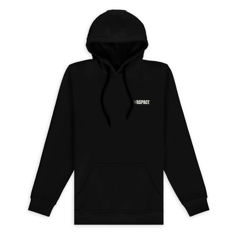 Aspact Zwarte Xplode Hoodie Trendy Design Black Heren
