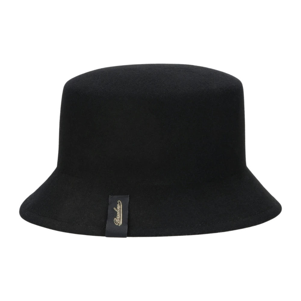 Borsalino Omkeerbare wollen emmerhoed Black Heren