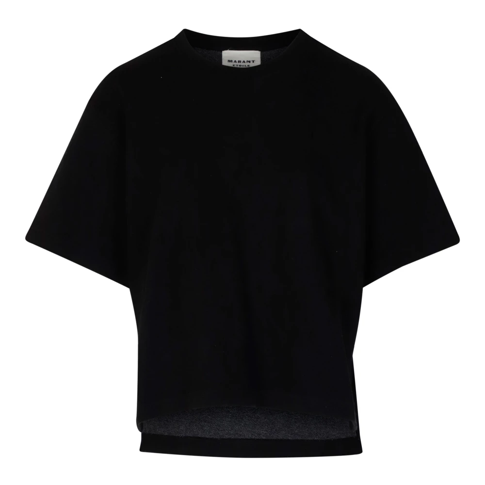 Isabel Marant Étoile Trendy Zwart Katoenen Sweatshirt voor Vrouwen Black Dames