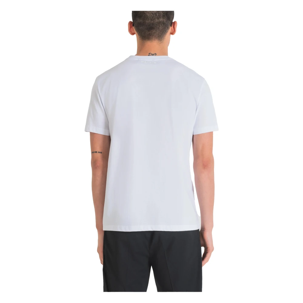 Antony Morato Casual Heren T-shirt Lente Zomer Collectie White Heren
