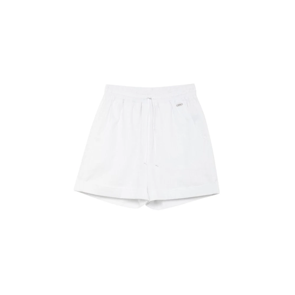 Barbour Short Shorts White Dames