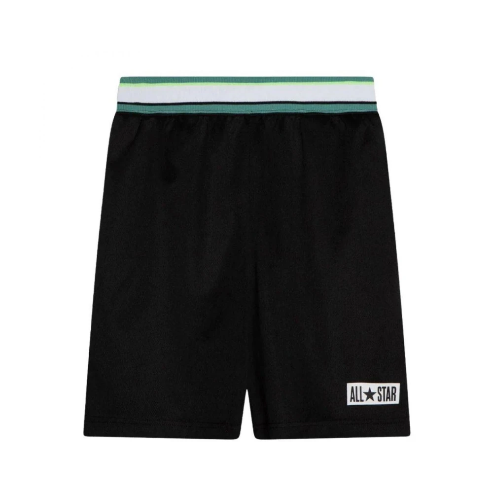 Converse Mesh Bermuda Shorts met fluorescerende details Black Heren