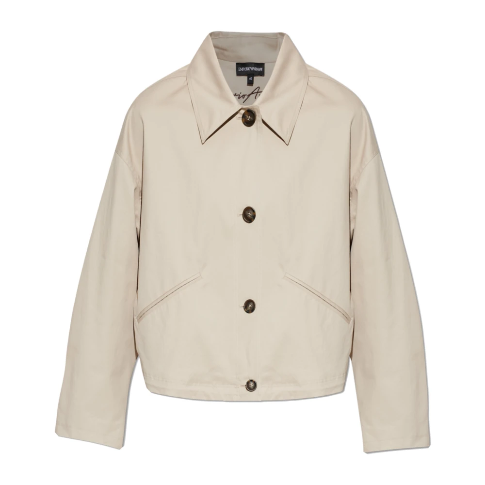 Emporio Armani Donna Beige Giacche, M, New,