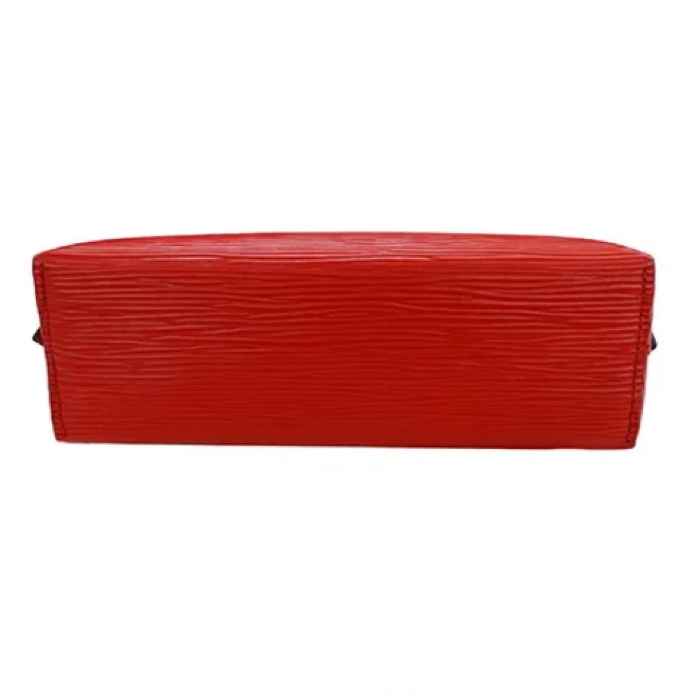 Louis Vuitton Vintage Pre-owned Leather pouches Red Dames
