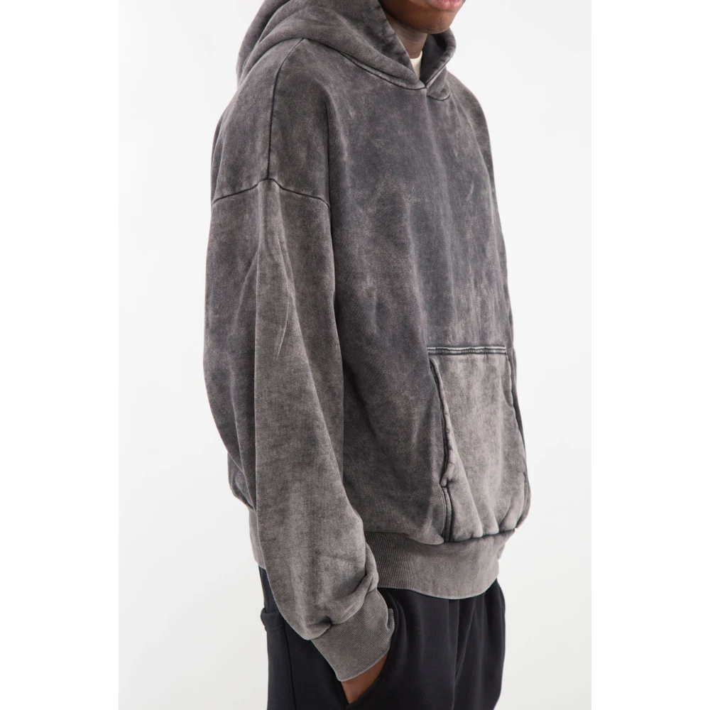 Garment Workshop Marble Wash Hoodie Gray Heren