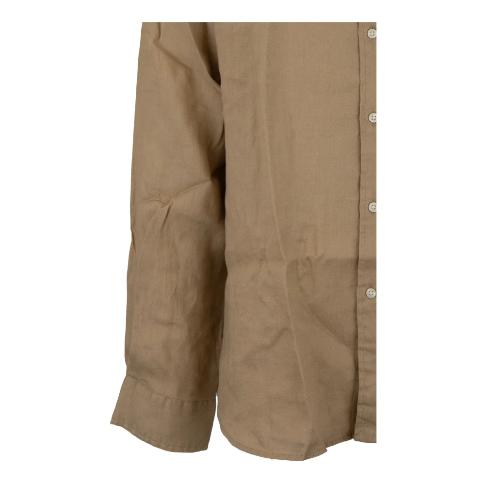 Ralph Lauren Herenoverhemd Knoop Brown Heren