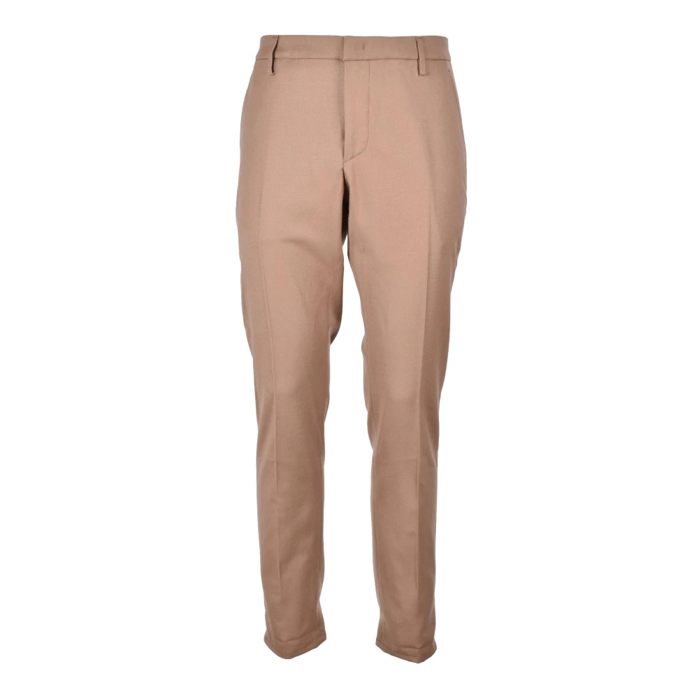 Dondup Wolmix Stretchbroek Brown Heren