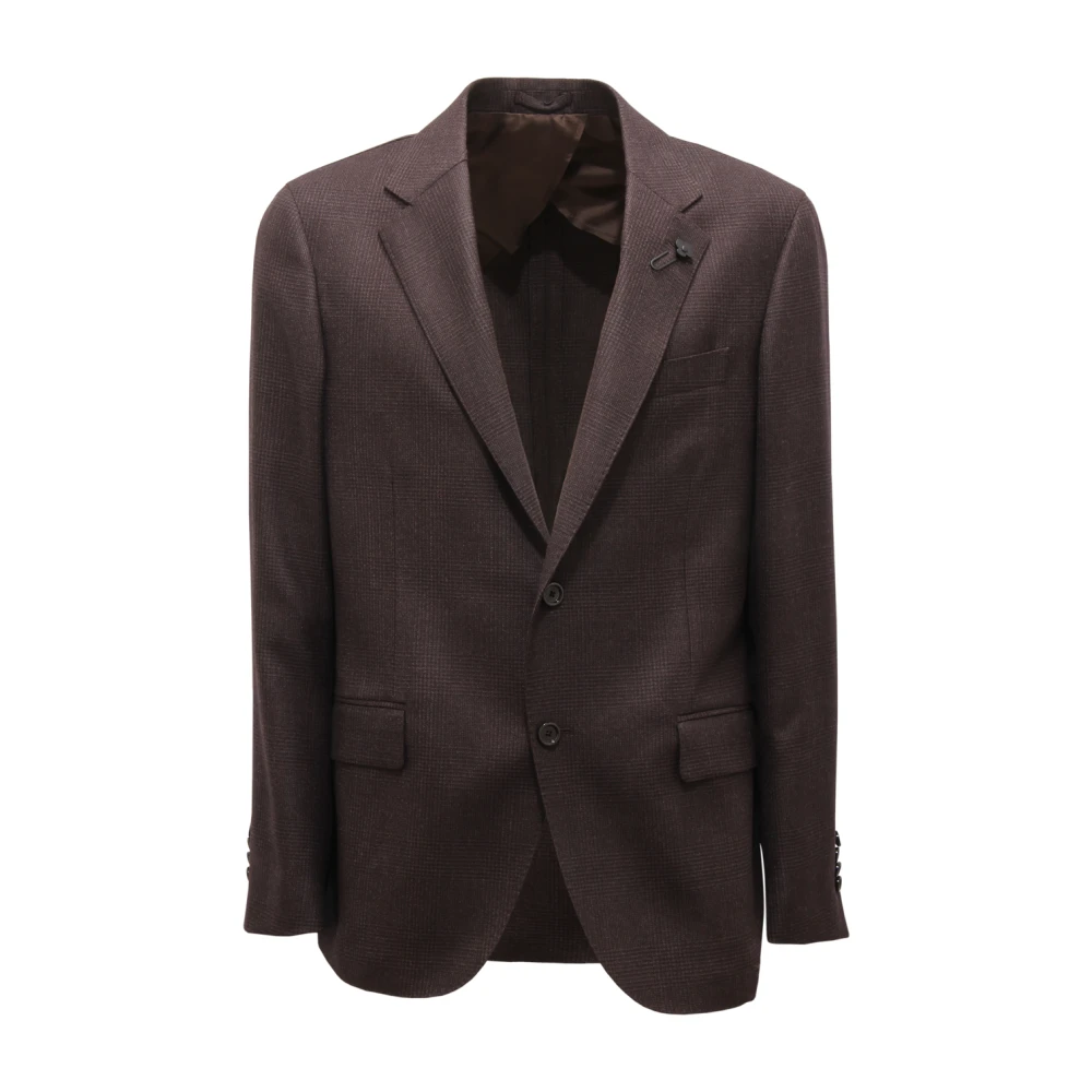 Lardini Men's Brown Wool Suit - Blazers - Xl - Jackets