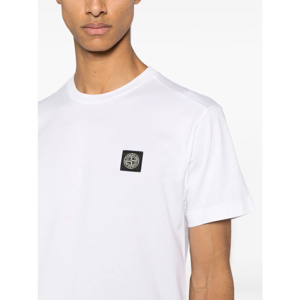 Stone Island Witte T-shirts & Polo's voor mannen White Heren