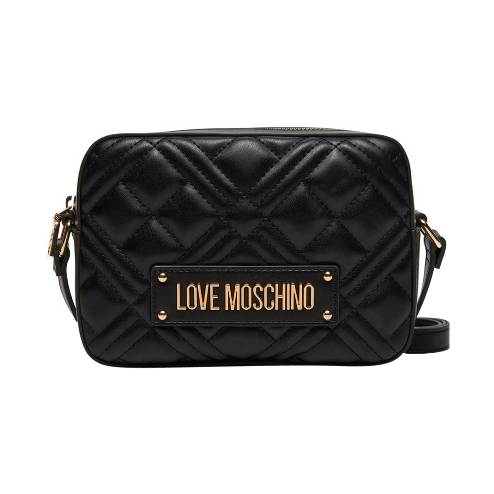 Love Moschino Gewatteerde Zwarte Schoudertas Black Dames