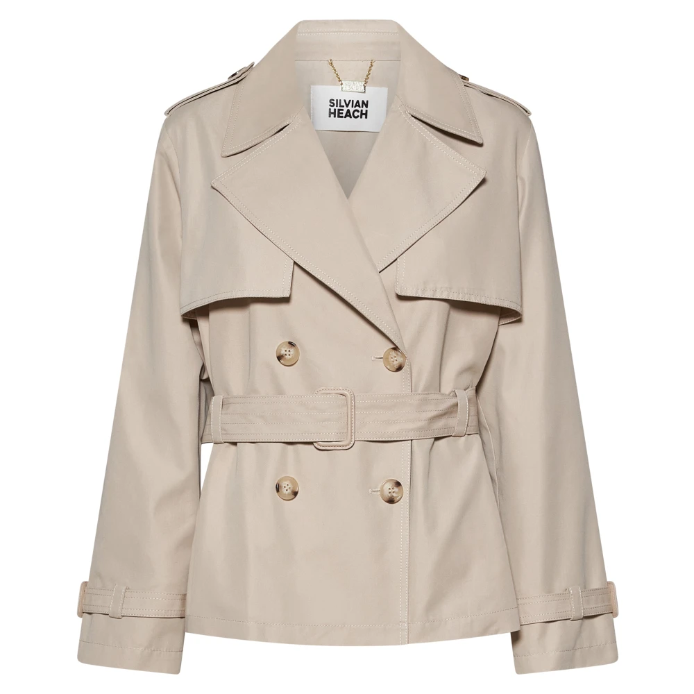 Silvian Heach Donna Beige Cappotti, Xs, New,