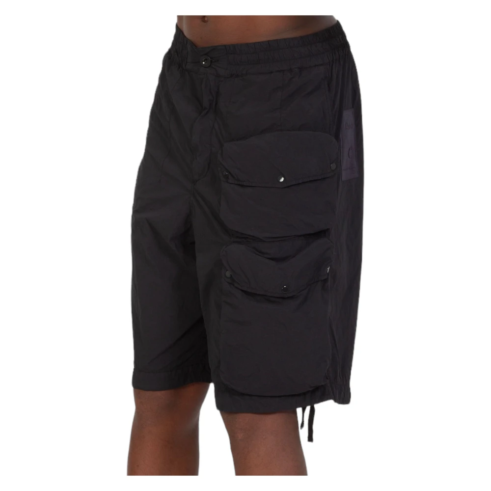 Ten C Cargo Shorts met Meerdere Zakken Black Heren