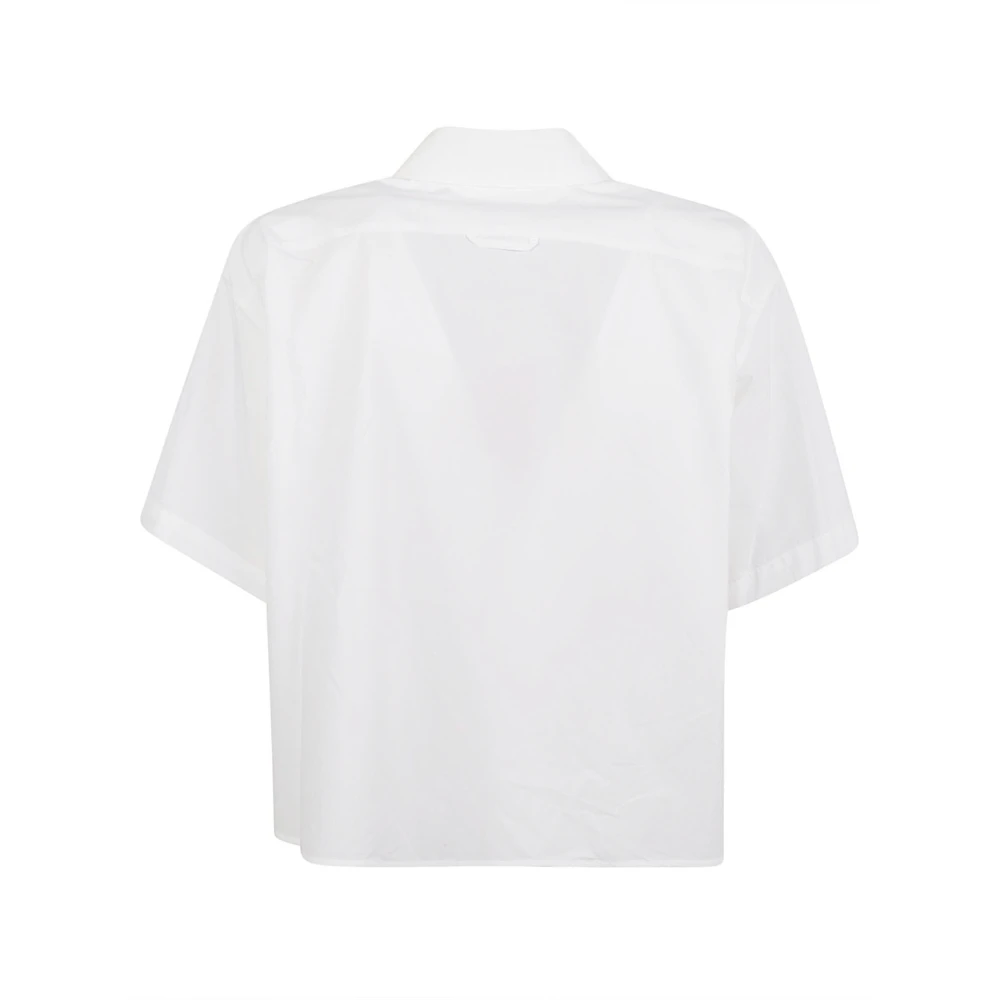 Kenzo Witte katoenen poplin overhemden White Dames