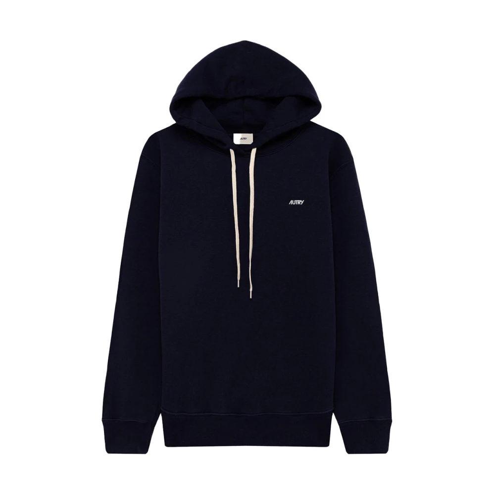 Autry Katoenen Hoodie Sweatshirt Blue Heren