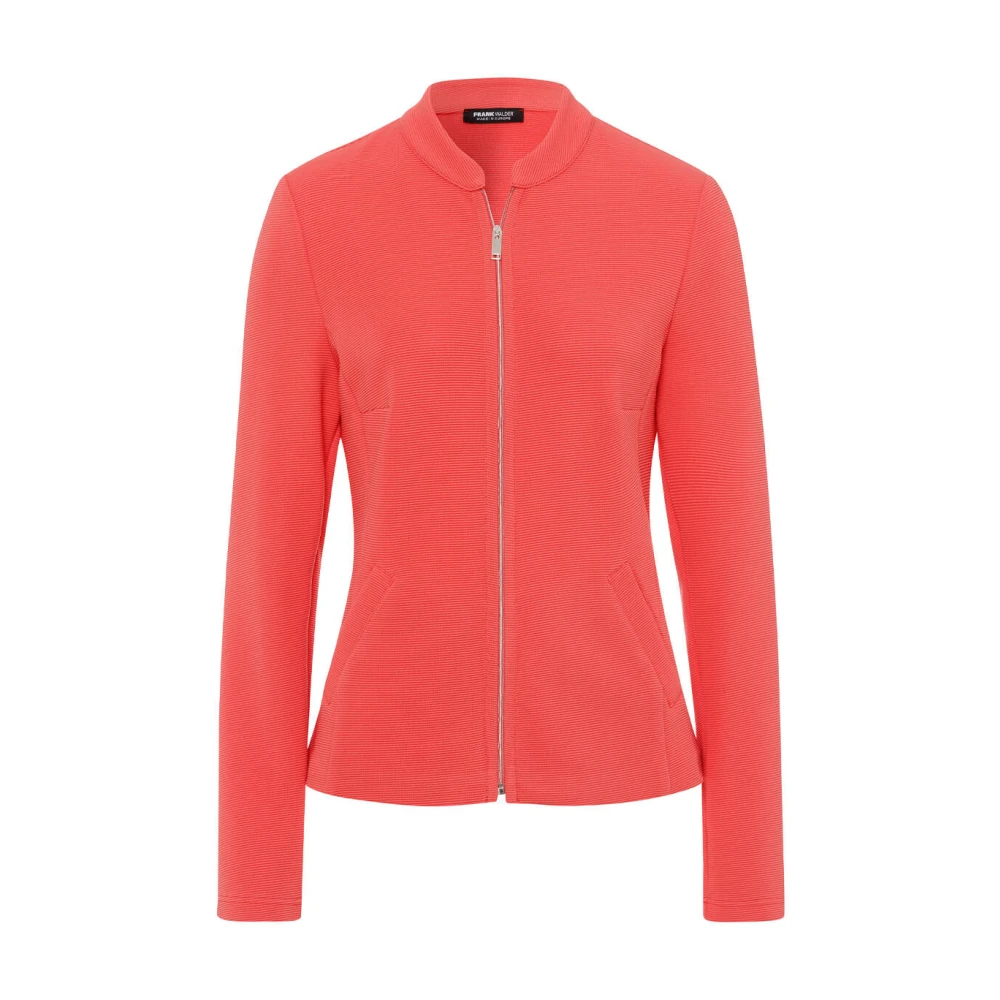 Frank Walder Klassieke Blazer Jas Red Dames