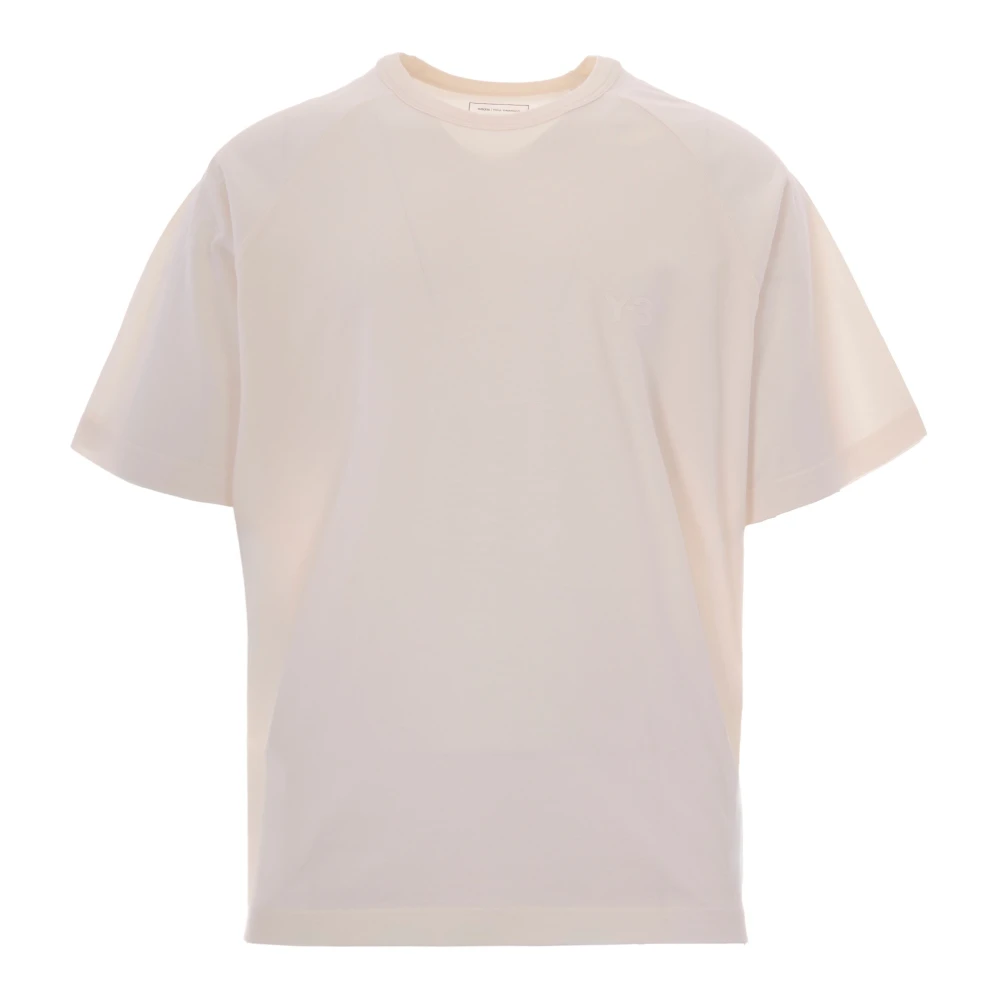 Adidas Uomo Bianco - Y-3 Boxy Short Sleeve Tee - Sport - L - Immagine 3