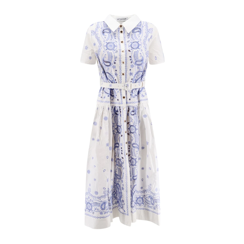 Self Portrait Women's Multicolor Shirt Dresses, M, Shirt Dress