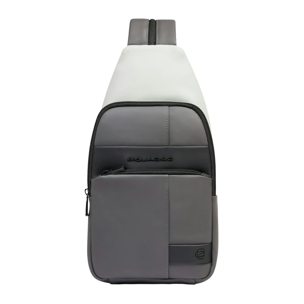 Piquadro Grå Mono Sling Bag För Ipad Mini
