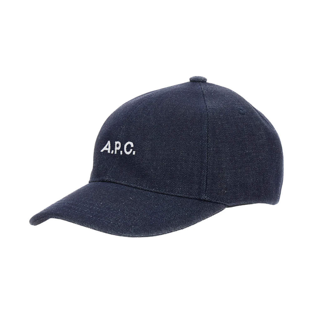 A.p.c. Men's Blue Hats & Caps, 56 Cm, Charlie Baseball Cap