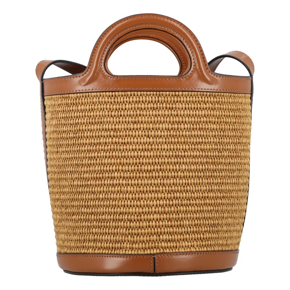 Marni Tropicalia Emmer Tas Ruwe Sienna Brown Dames