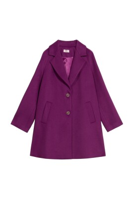 Manteau Violet Jacques Vert Taille 16 – Laine Et Cachemire, Entièrement Doublé, Peu Porté