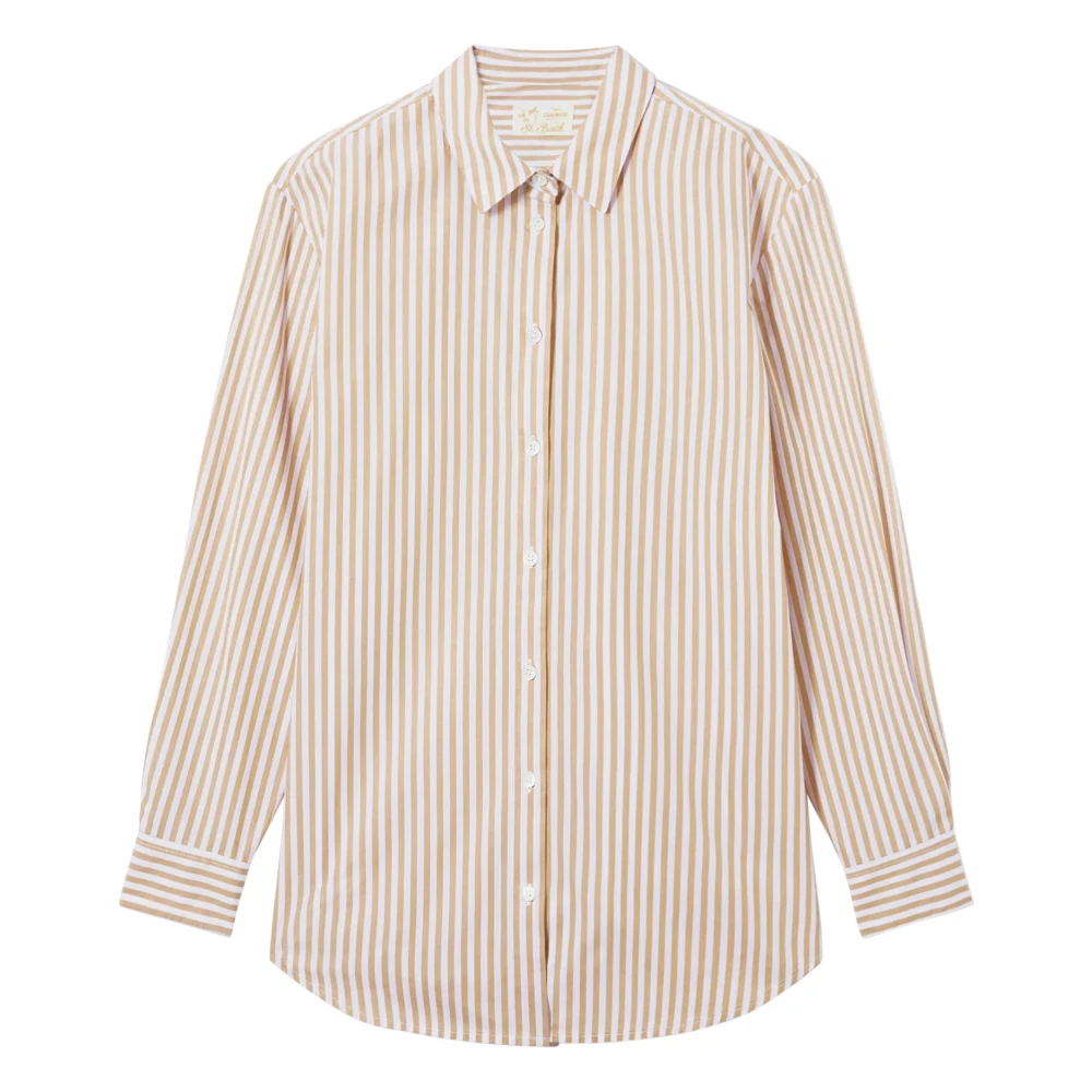 Mc2 Saint Barth Beige Shirts, Female, L, Brigitte Shirt