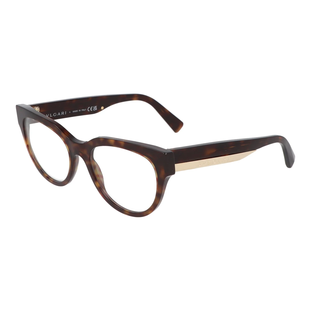 Bvlgari Kattenoog Acetaat Bril Brown Unisex