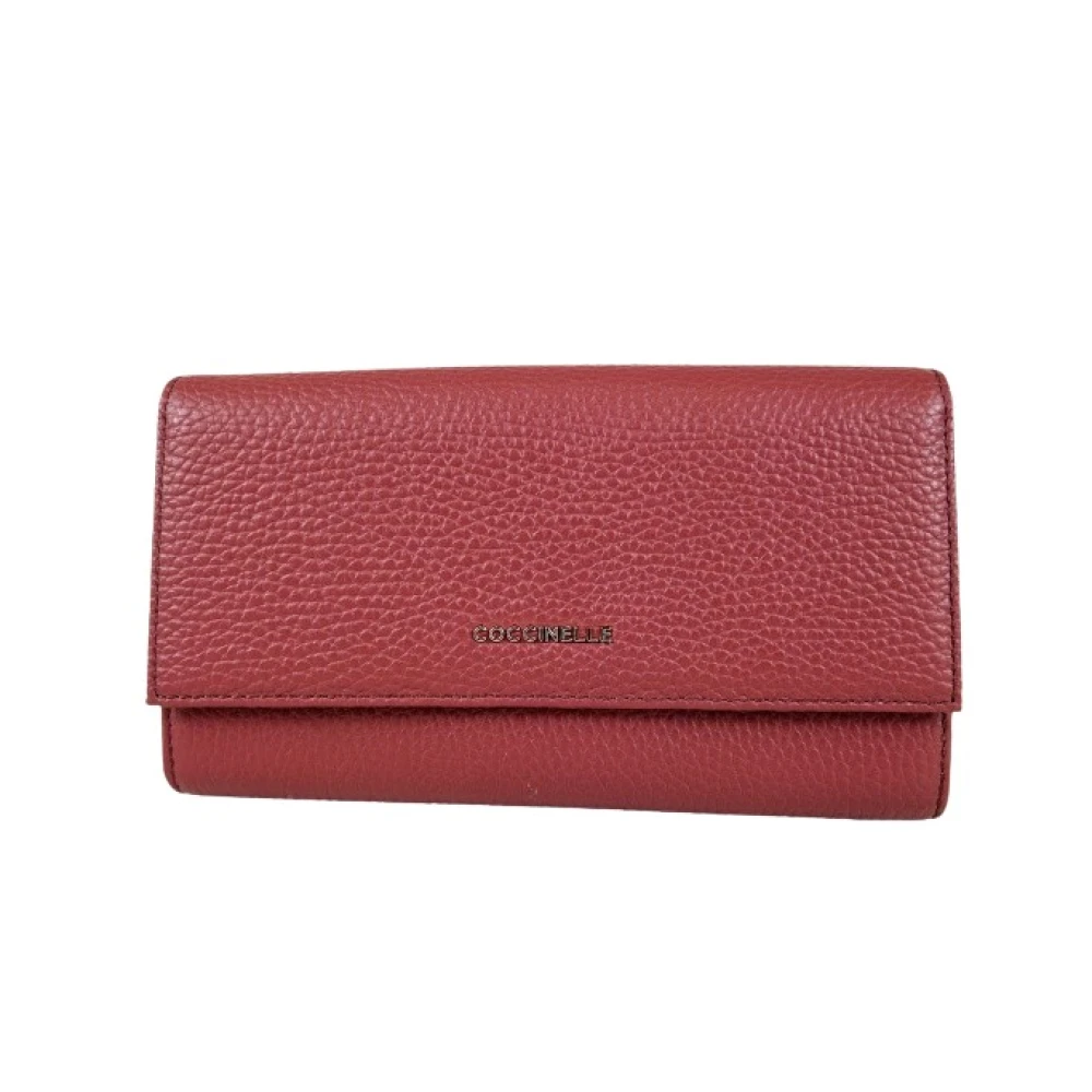 Coccinelle Women's Brown Metallic Soft Wallet - Wallets & Cardholders - One Size - Accessories