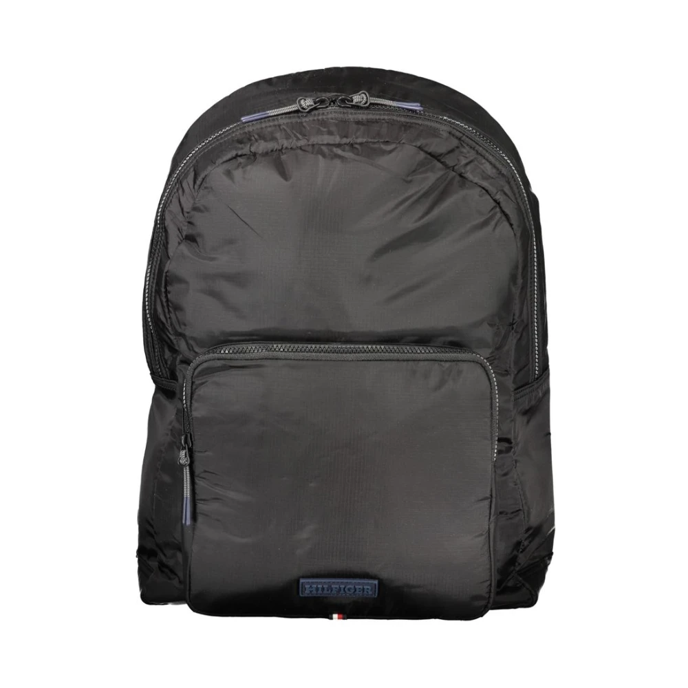 Tommy Hilfiger Men's Black Nylon Backpack | To-32174